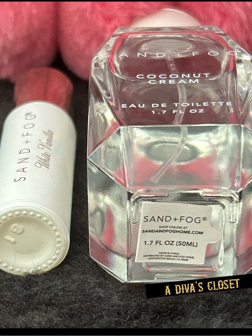 Sand + Fog Coconut Cream EDT and White Vanilla roll-on oil - Picture 2 of 2